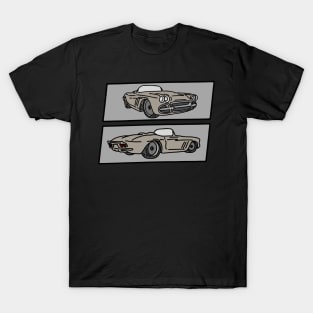 vintage retro car classic illustration T-Shirt